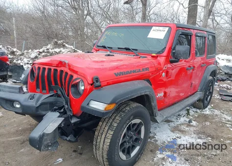 2019 Jeep Wrangler Unlimited Sport S 4X4 from USA, damaged, VIN 1C4HJXDNXKW591467